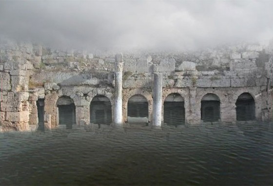 PhotoArt: затопленные руины